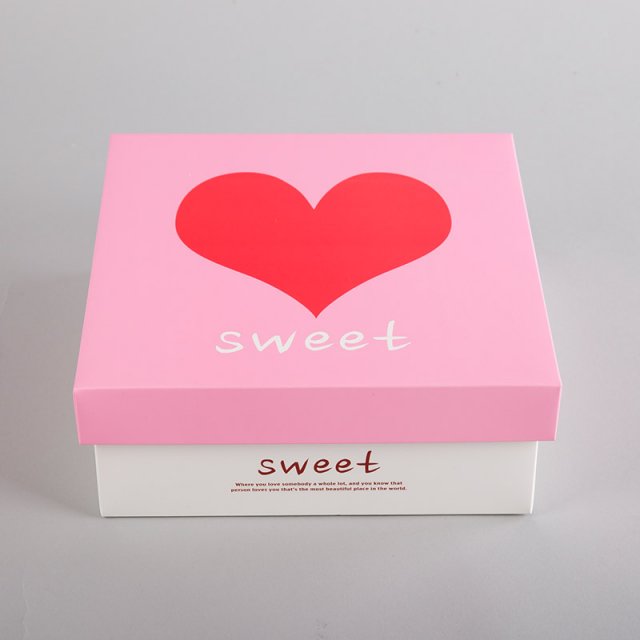 gift box [worth of paper products]pink white cardboard diy